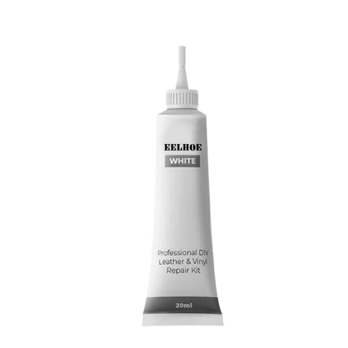 Gel de reparación de cuero blanco para asiento de coche, 1 Uds., 20 Ml, cuero para el hogar, Gel de Color complementario, paneles de instrumentos para asiento de coche, crema de reparación de sofás