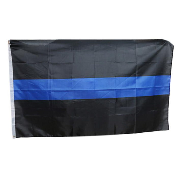 90*150cm USA Police Flags Thin American National Banner White And Blue Stars Printed Strip with Brass Grommets - eZthings USA WE SORT ALL THE CRAZIEST GADGETS, GIZMOS, TOYS & TECHNOLOGY, SO YOU DON'T HAVE TO.