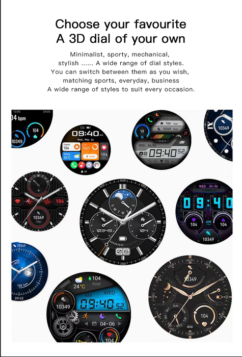 GS GT3 Pro Smart Watch Heart Rate, Blood Pressure, Blood Oxygen Monitoring Bluetooth Sports Watch Bracelet - eZthings USA WE SORT ALL THE CRAZIEST GADGETS, GIZMOS, TOYS & TECHNOLOGY, SO YOU DON'T HAVE TO.