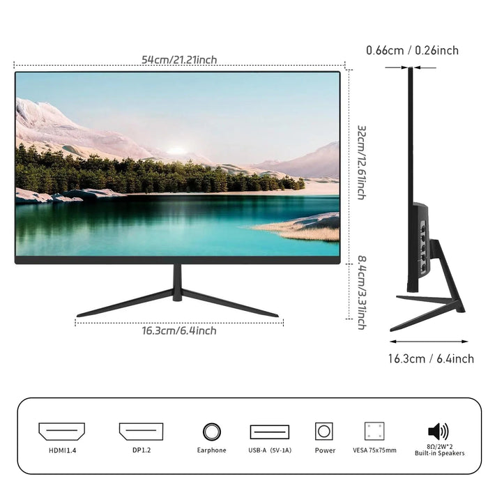 Rehisk 24Inch 180Hz Full HD 1080P Gaming Monitor - RE241KV2 - eZthings USA WE SORT ALL THE CRAZIEST GADGETS, GIZMOS, TOYS & TECHNOLOGY, SO YOU DON'T HAVE TO.