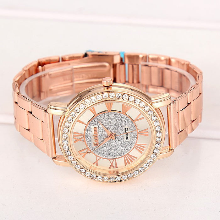 Sale Silver Gold Watch Women Luxury Brand Hot Sale Ladies Wristwatches Gifts For Girl Full Stainless Steel Rhinestone Quartz Watch - eZthings USA WE SORT ALL THE CRAZIEST GADGETS, GIZMOS, TOYS & TECHNOLOGY, SO YOU DON'T HAVE TO.