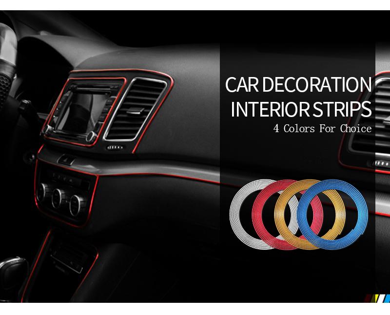 5M Car Styling Interior Decoration Strips Moulding Trim Dashboard Door Edge Universal For Cars Auto Accessories In Car-styling - eZthings USA WE SORT ALL THE CRAZIEST GADGETS, GIZMOS, TOYS & TECHNOLOGY, SO YOU DON'T HAVE TO.