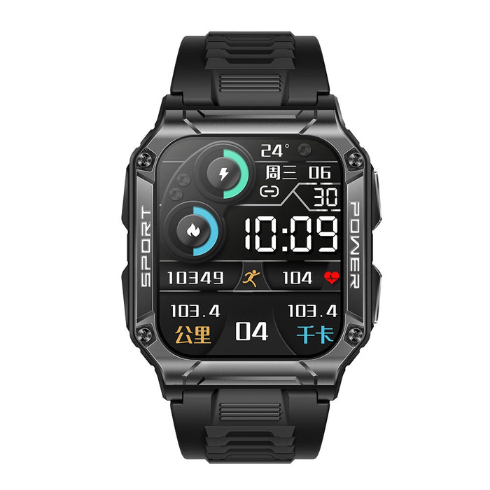 Reloj inteligente eThings NX6 llamada Bluetooth pantalla grande de 1,95 pulgadas brújula frecuencia cardíaca oxígeno en sangre IP68 resistente al agua