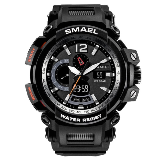 SMAEL 1702 Top Brand Luxury Sport Watch Men Digital Watches 5Bar Waterproof Military Dual Display Wristwatches Relogio Masculino - eZthings USA WE SORT ALL THE CRAZIEST GADGETS, GIZMOS, TOYS & TECHNOLOGY, SO YOU DON'T HAVE TO.