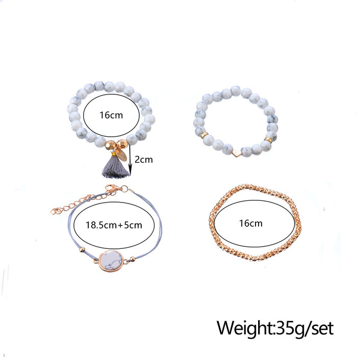 Bohemian Handmade Weave Heart Long Tassel Bracelet Sets Women  New Grey Rope Chain Bracelets Jewelry Christmas Gift - eZthings USA WE SORT ALL THE CRAZIEST GADGETS, GIZMOS, TOYS & TECHNOLOGY, SO YOU DON'T HAVE TO.