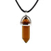 Hexagonal Column Natural Crystal Turquoises Optal Glass Stone Pendant Necklace Leather Chains Choker Necklace For Women Gift - eZthings USA WE SORT ALL THE CRAZIEST GADGETS, GIZMOS, TOYS & TECHNOLOGY, SO YOU DON'T HAVE TO.