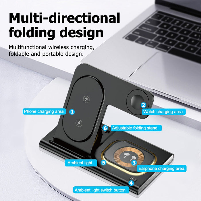 eThings 3 in 1 wireless charger supports fast charging and multifunctional wireless charging - eZthings USA WE SORT ALL THE CRAZIEST GADGETS, GIZMOS, TOYS & TECHNOLOGY, SO YOU DON'T HAVE TO.
