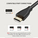ReHisk High-Speed Mini HDMI to HDMI Cable 10 Packs - eZthings USA WE SORT ALL THE CRAZIEST GADGETS, GIZMOS, TOYS & TECHNOLOGY, SO YOU DON'T HAVE TO.
