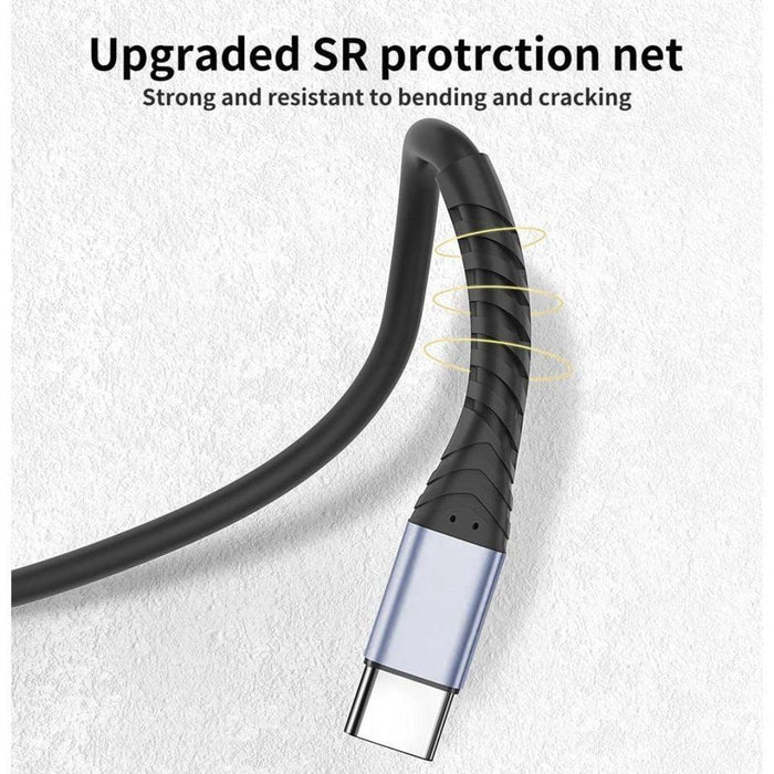 ReHisk High-Speed USB-C to USB-C Cable  3Ft, 10 Packs - eZthings USA WE SORT ALL THE CRAZIEST GADGETS, GIZMOS, TOYS & TECHNOLOGY, SO YOU DON'T HAVE TO.