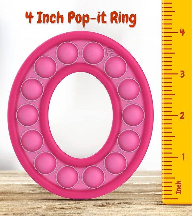 Toy (5 Pack) Sensory Push Bubble Circle Pop Its for Stress Relief/ Anxiety/ ADHD/ Autism Popit for Adults and Kids