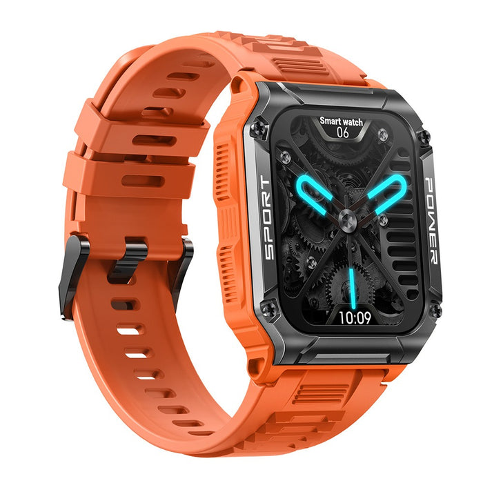 Reloj inteligente eThings NX6 llamada Bluetooth pantalla grande de 1,95 pulgadas brújula frecuencia cardíaca oxígeno en sangre IP68 resistente al agua