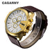 Cagarny Military Watches Men's Quartz Watch Leather Watchband Sports Wristwatches - eZthings USA WE SORT ALL THE CRAZIEST GADGETS, GIZMOS, TOYS & TECHNOLOGY, SO YOU DON'T HAVE TO.
