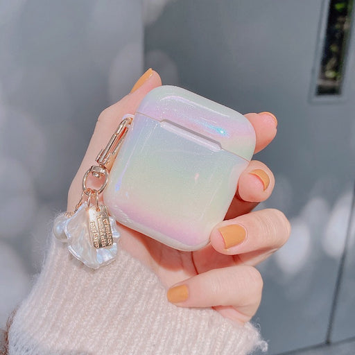 eThings 3D Love Pearl Shell Keychain Water Drop Rainbow Hard Headphone Earphone case for apple airpods 1 2 3 pro Wireless Headset cover - eZthings USA WE SORT ALL THE CRAZIEST GADGETS, GIZMOS, TOYS & TECHNOLOGY, SO YOU DON'T HAVE TO.