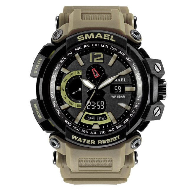 SMAEL 1702 Top Brand Luxury Sport Watch Men Digital Watches 5Bar Waterproof Military Dual Display Wristwatches Relogio Masculino - eZthings USA WE SORT ALL THE CRAZIEST GADGETS, GIZMOS, TOYS & TECHNOLOGY, SO YOU DON'T HAVE TO.