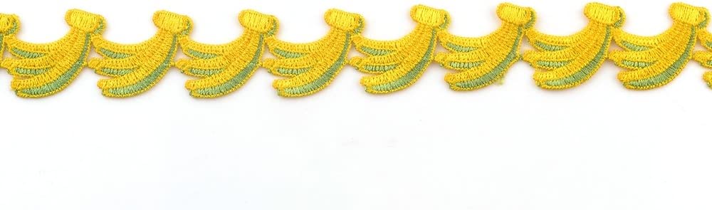 eZthings® Designer Decorating Lace and Trims for Sewing and Craft Projects (3 Yard, Banana) - eZthings USA WE SORT ALL THE CRAZIEST GADGETS, GIZMOS, TOYS & TECHNOLOGY, SO YOU DON'T HAVE TO.