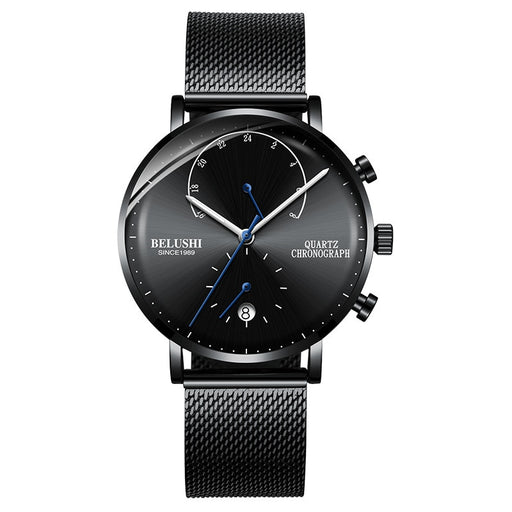 Quartz Watch Men Watches Modern Chronograph Men Watch Leather Strap Watches Man Imitation Luxury Belushi Men'S Sports Watch - eZthings USA WE SORT ALL THE CRAZIEST GADGETS, GIZMOS, TOYS & TECHNOLOGY, SO YOU DON'T HAVE TO.
