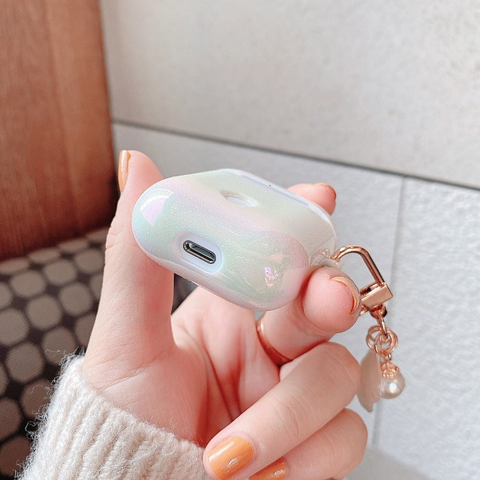 eThings 3D Love Pearl Shell Keychain Water Drop Rainbow Hard Headphone Earphone case for apple airpods 1 2 3 pro Wireless Headset cover - eZthings USA WE SORT ALL THE CRAZIEST GADGETS, GIZMOS, TOYS & TECHNOLOGY, SO YOU DON'T HAVE TO.