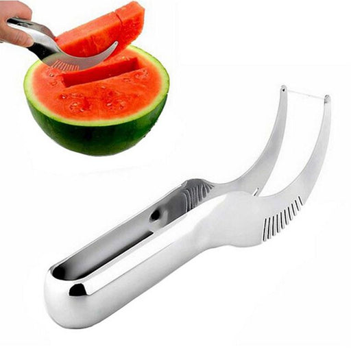 Stainless Steel Watermelon Slicer Corer Server Melon Smart Slicer Knife For Watermelon Cantaloupe Fruit Slicer kitchen Gadgets - eZthings USA WE SORT ALL THE CRAZIEST GADGETS, GIZMOS, TOYS & TECHNOLOGY, SO YOU DON'T HAVE TO.