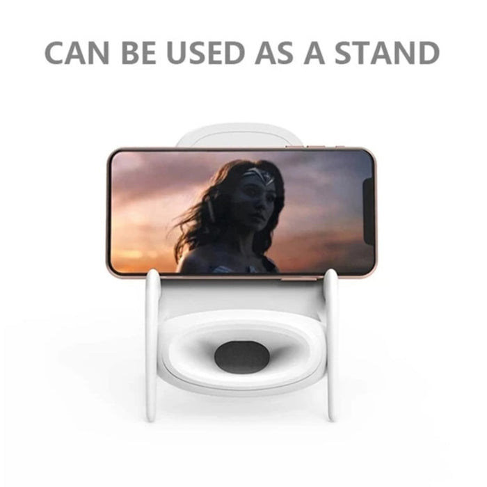 eThings Portable Mini Chair Wireless Charger Supply For All Phones Multipurpose Phone Stand With Musical Speaker Function Charger - eZthings USA WE SORT ALL THE CRAZIEST GADGETS, GIZMOS, TOYS & TECHNOLOGY, SO YOU DON'T HAVE TO.
