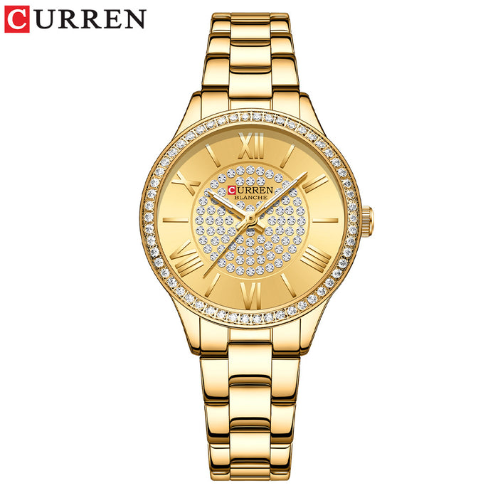 Ladies Watch Fashion Steel Band Watch Casual Ladies Watch Quartz Watch Watch - eZthings USA WE SORT ALL THE CRAZIEST GADGETS, GIZMOS, TOYS & TECHNOLOGY, SO YOU DON'T HAVE TO.