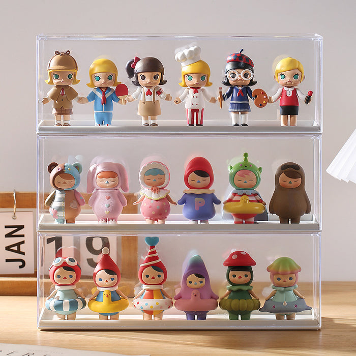 Handmade Display Box Blind Box Doll Display Rack Transparent And Stackable Dustproof Storage Box - eZthings USA WE SORT ALL THE CRAZIEST GADGETS, GIZMOS, TOYS & TECHNOLOGY, SO YOU DON'T HAVE TO.