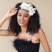 Fashionable handmade fabric crystal flower headband - eZthings USA WE SORT ALL THE CRAZIEST GADGETS, GIZMOS, TOYS & TECHNOLOGY, SO YOU DON'T HAVE TO.
