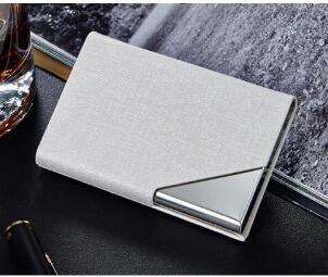 Itapkris Business ID Credit Card Holder For Women Men Fashion Brand Metal Aluminum Card Case PU Leather Porte Carte - eZthings USA WE SORT ALL THE CRAZIEST GADGETS, GIZMOS, TOYS & TECHNOLOGY, SO YOU DON'T HAVE TO.