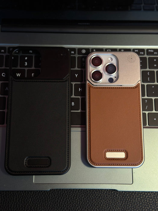 eThings  Leather frameless metal aromatherapy magnetic case Sakura sound suitable for Apple mobile phone case - eZthings USA WE SORT ALL THE CRAZIEST GADGETS, GIZMOS, TOYS & TECHNOLOGY, SO YOU DON'T HAVE TO.