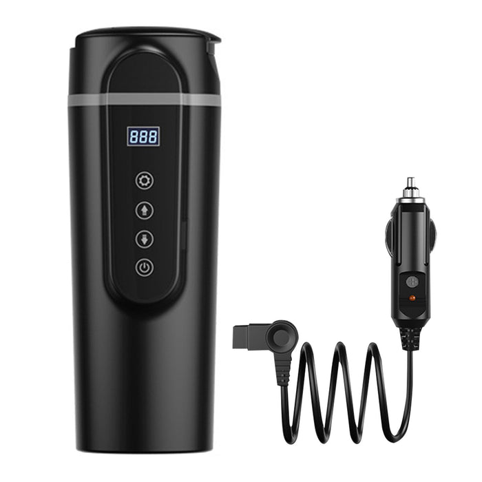 12V/24V 70W-100W Car Heating Cup 420ml Car Heated Smart Mug With Temperature Control Cigarette Lighter Car Kettle Water Heater - eZthings USA WE SORT ALL THE CRAZIEST GADGETS, GIZMOS, TOYS & TECHNOLOGY, SO YOU DON'T HAVE TO.