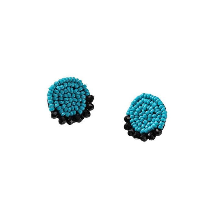 Fashionable geometric crystal handmade rice bead earrings - eZthings USA WE SORT ALL THE CRAZIEST GADGETS, GIZMOS, TOYS & TECHNOLOGY, SO YOU DON'T HAVE TO.