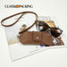 Fashion PVC Double-Sided Leather Glasses Protective Case Portable Leather Mirror Clip Hanging Neck Glasses Bag Anti-Lost Glasses Protective Case - eZthings USA WE SORT ALL THE CRAZIEST GADGETS, GIZMOS, TOYS & TECHNOLOGY, SO YOU DON'T HAVE TO.