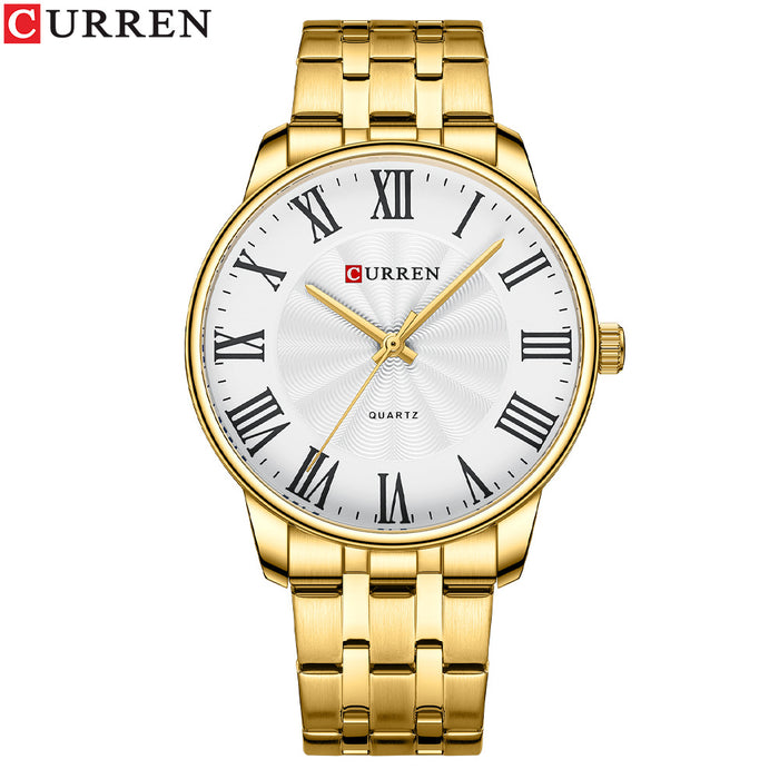 Men's Watch Fashion Men's Watch Business Quartz Watch Steel Band Watch - eZthings USA WE SORT ALL THE CRAZIEST GADGETS, GIZMOS, TOYS & TECHNOLOGY, SO YOU DON'T HAVE TO.
