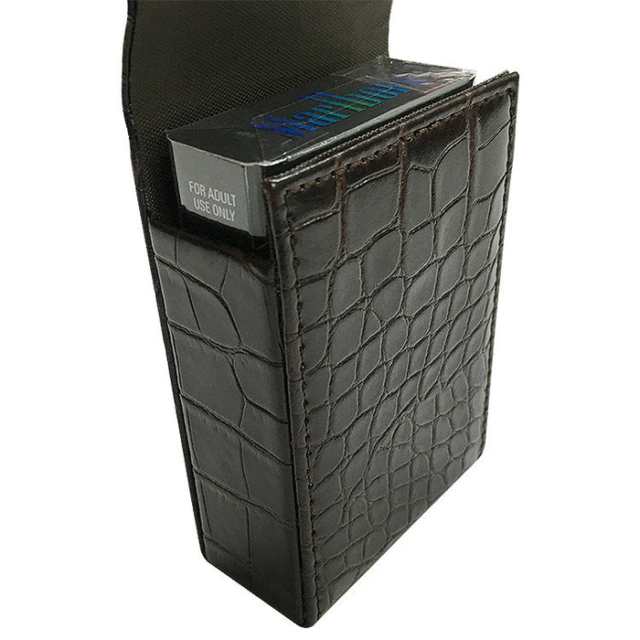 Convenient leather cigarette case wallet aluminium cigarette case - eZthings USA WE SORT ALL THE CRAZIEST GADGETS, GIZMOS, TOYS & TECHNOLOGY, SO YOU DON'T HAVE TO.