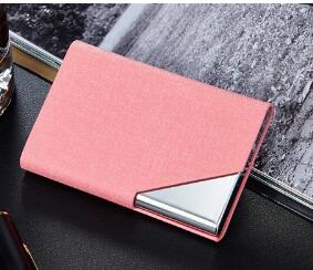 Itapkris Business ID Credit Card Holder For Women Men Fashion Brand Metal Aluminum Card Case PU Leather Porte Carte - eZthings USA WE SORT ALL THE CRAZIEST GADGETS, GIZMOS, TOYS & TECHNOLOGY, SO YOU DON'T HAVE TO.