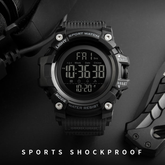 SKMEI 1384 Countdown Stopwatch Sport Watch Mens Watches Top Brand Luxury Men Wrist Watch Waterproof LED Electronic Digital Male Watch - eZthings USA WE SORT ALL THE CRAZIEST GADGETS, GIZMOS, TOYS & TECHNOLOGY, SO YOU DON'T HAVE TO.