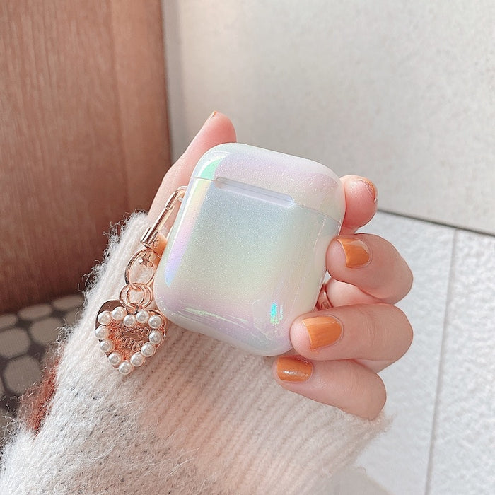 eThings 3D Love Pearl Shell Keychain Water Drop Rainbow Hard Headphone Earphone case for apple airpods 1 2 3 pro Wireless Headset cover - eZthings USA WE SORT ALL THE CRAZIEST GADGETS, GIZMOS, TOYS & TECHNOLOGY, SO YOU DON'T HAVE TO.