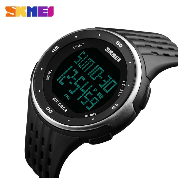 SKMEI 1219 Men Digital Watch LED Display Waterproof Male Wristwatches Chronograph Calendar Alarm Sport Watches Relogio Masculino - eZthings USA WE SORT ALL THE CRAZIEST GADGETS, GIZMOS, TOYS & TECHNOLOGY, SO YOU DON'T HAVE TO.