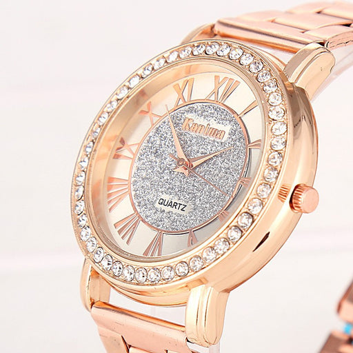 Sale Silver Gold Watch Women Luxury Brand Hot Sale Ladies Wristwatches Gifts For Girl Full Stainless Steel Rhinestone Quartz Watch - eZthings USA WE SORT ALL THE CRAZIEST GADGETS, GIZMOS, TOYS & TECHNOLOGY, SO YOU DON'T HAVE TO.