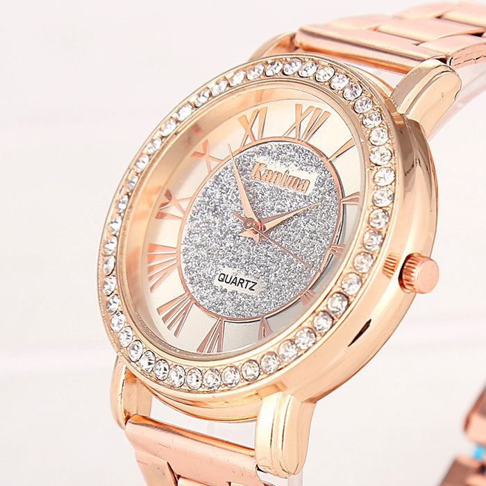 Sale Silver Gold Watch Women Luxury Brand Hot Sale Ladies Wristwatches Gifts For Girl Full Stainless Steel Rhinestone Quartz Watch - eZthings USA WE SORT ALL THE CRAZIEST GADGETS, GIZMOS, TOYS & TECHNOLOGY, SO YOU DON'T HAVE TO.
