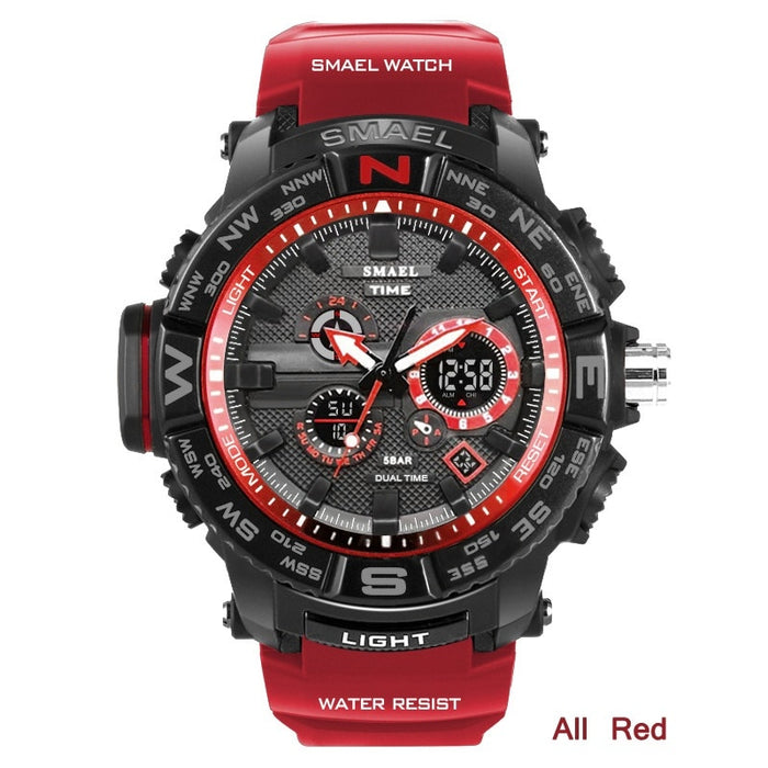 men sport watches SMAEL 1531 brand dual display watch men LED digital analog electronic quartz watches 30M waterproof male clock - eZthings USA WE SORT ALL THE CRAZIEST GADGETS, GIZMOS, TOYS & TECHNOLOGY, SO YOU DON'T HAVE TO.