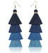 Handmade Tassel Earrings Women's European And American National Style Long Earrings Bohemian Fashion Earrings - eZthings USA WE SORT ALL THE CRAZIEST GADGETS, GIZMOS, TOYS & TECHNOLOGY, SO YOU DON'T HAVE TO.
