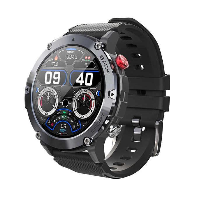 eThings C21 Smart Watch Men Bluetooth Call Fitness Tracker 5ATM Waterproof Sport Wrist Smartwatch for iPhone Android Phone - eZthings USA WE SORT ALL THE CRAZIEST GADGETS, GIZMOS, TOYS & TECHNOLOGY, SO YOU DON'T HAVE TO.