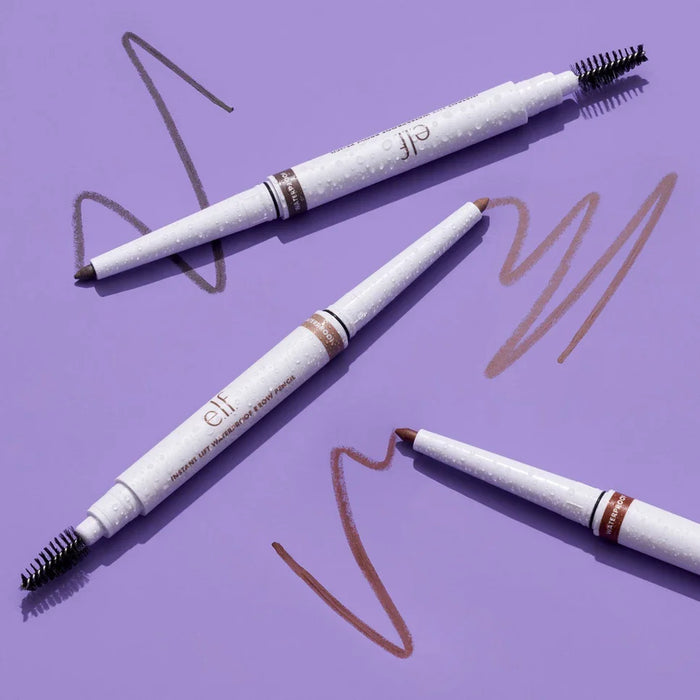 2-PACK e.l.f. Instant Lift Waterproof Brow Pencil - Deep Brown - 0.008oz