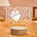 Personalized LOVE 3D Acrylic Night Light with Text & Photo - eZthings USA WE SORT ALL THE CRAZIEST GADGETS, GIZMOS, TOYS & TECHNOLOGY, SO YOU DON'T HAVE TO.