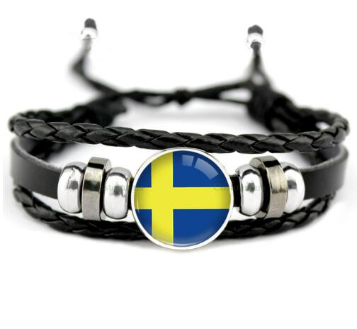 Country Flags Leather Bracelets - eZthings USA WE SORT ALL THE CRAZIEST GADGETS, GIZMOS, TOYS & TECHNOLOGY, SO YOU DON'T HAVE TO.