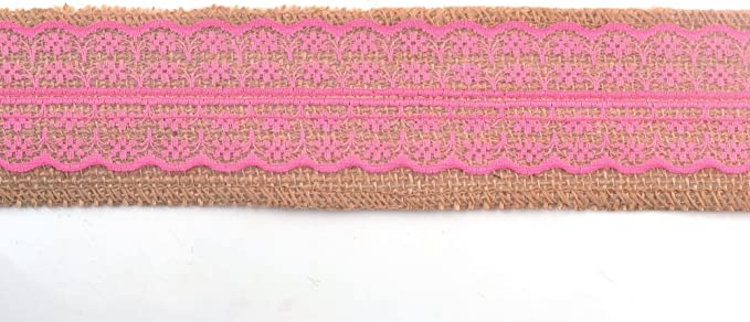 Decorative Designer Fabric Ribbons for Home Craft Projects and Gift Baskets (3 Yard, Dark Pink(2.4" Width)) - eZthings USA WE SORT ALL THE CRAZIEST GADGETS, GIZMOS, TOYS & TECHNOLOGY, SO YOU DON'T HAVE TO.