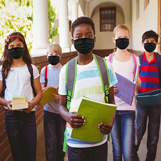 Children's Disposable 3 Ply Filter Face Mask for Personal Protective Safety (50 Kids Masks) - eZthings USA WE SORT ALL THE CRAZIEST GADGETS, GIZMOS, TOYS & TECHNOLOGY, SO YOU DON'T HAVE TO.