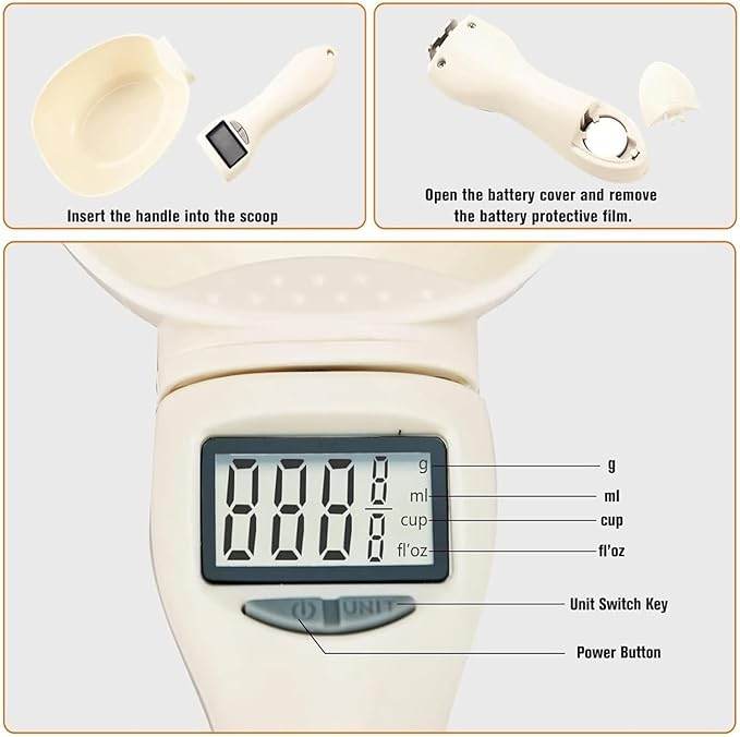 Digital Kitchen Scale – LCD Measuring Spoon - eZthings USA WE SORT ALL THE CRAZIEST GADGETS, GIZMOS, TOYS & TECHNOLOGY, SO YOU DON'T HAVE TO.