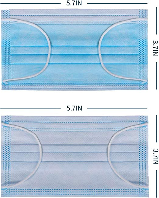 Children's Disposable 3 Ply Filter Face Mask for Personal Protective Safety (50 Kids Masks) - eZthings USA WE SORT ALL THE CRAZIEST GADGETS, GIZMOS, TOYS & TECHNOLOGY, SO YOU DON'T HAVE TO.