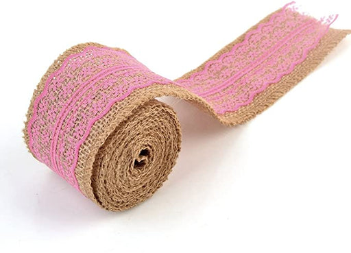 Decorative Designer Fabric Ribbons for Home Craft Projects and Gift Baskets (3 Yard, Dark Pink(2.4" Width)) - eZthings USA WE SORT ALL THE CRAZIEST GADGETS, GIZMOS, TOYS & TECHNOLOGY, SO YOU DON'T HAVE TO.